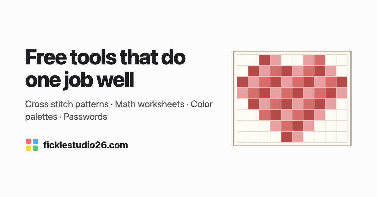ficklestudio26 QR code generator